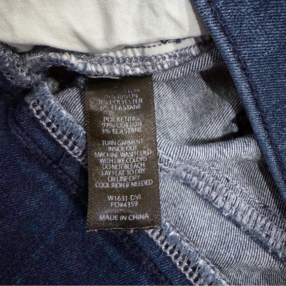 Betabrand | Cropped Skinny Jeggings Stretch Indigo Size Medium - Picture 6 of 6